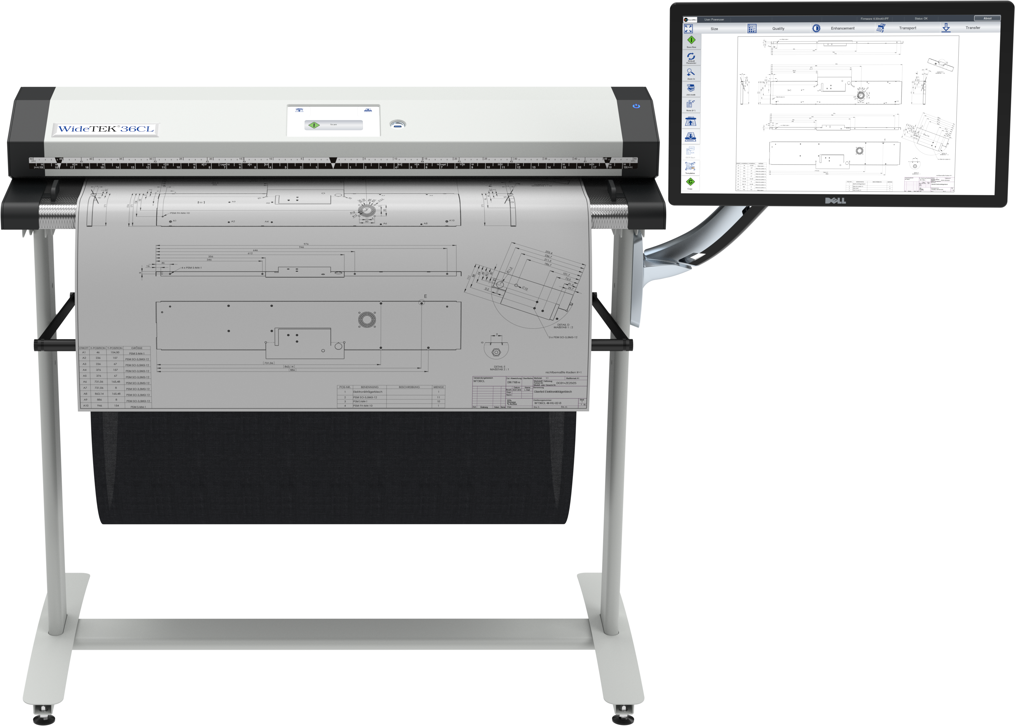 WideTEK 36CL Scanner